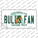 Bulls Fan Novelty Sticker Decal Small