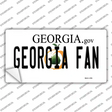 Georgia Fan Novelty Sticker Decal Small