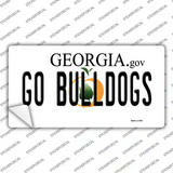 Go Bulldogs Georgia Novelty Sticker Decal Small