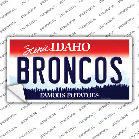 Broncos Novelty Sticker Decal Small