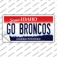 Go Broncos Idaho Novelty Sticker Decal Small