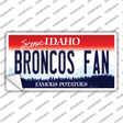 Broncos Fan Novelty Sticker Decal Small