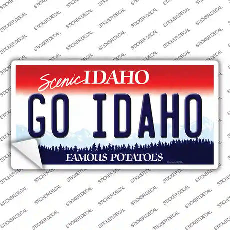 Go Idaho Novelty Sticker Decal Small