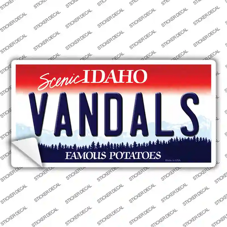 Vandals Novelty Sticker Decal Small