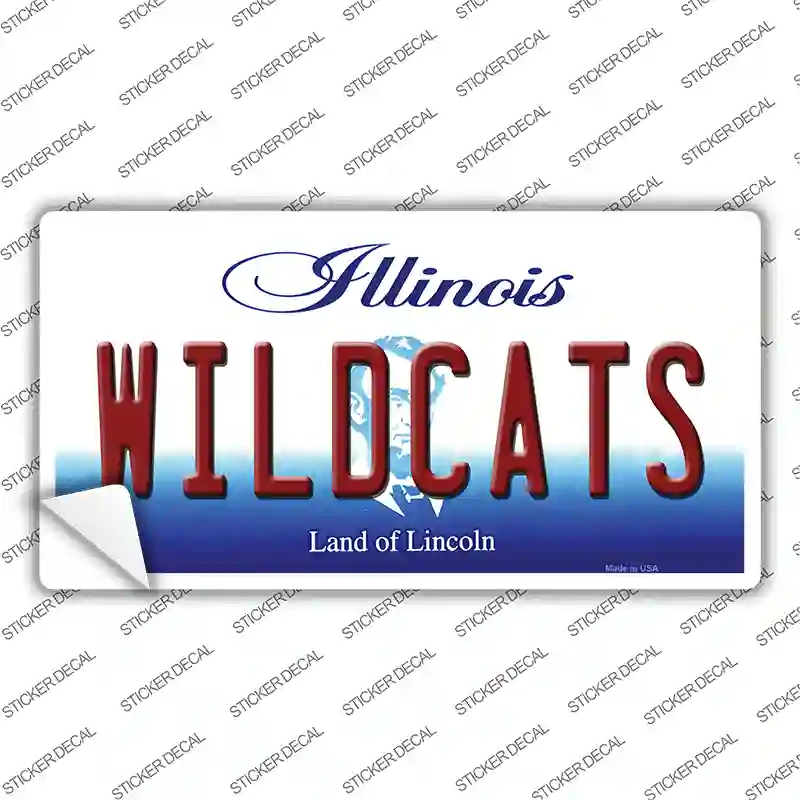 Wildcats Novelty Sticker Decal Small