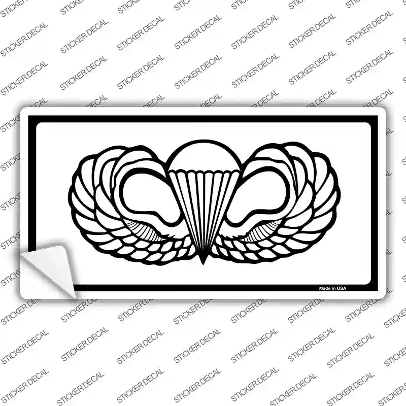 Parachute Badge Novelty Sticker Decal Small