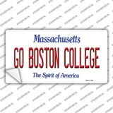 Go Boston College MA Novelty Sticker Decal Small