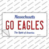 Go Eagles MA Novelty Sticker Decal Small