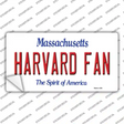 Harvard Fan MA Novelty Sticker Decal Small