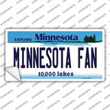 Minnesota Fan MN Novelty Sticker Decal Small