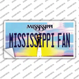 Mississippi Fan MS Novelty Sticker Decal Small