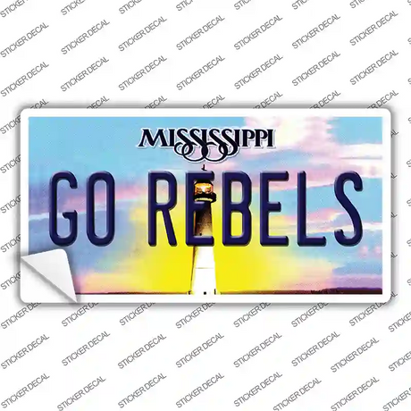 Go Rebels MS Novelty Sticker Decal Small