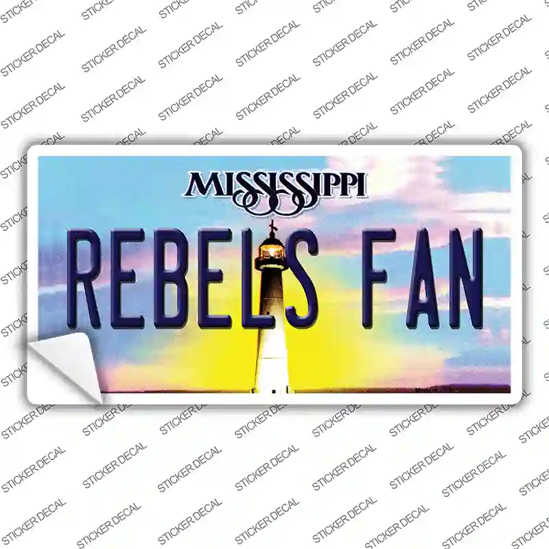 Rebels Fan MS Novelty Sticker Decal Small