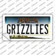 Grizzlies MT Novelty Sticker Decal Small