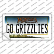 Go Grizzlies MT Novelty Sticker Decal Small