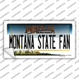 Montana State Fan MT Novelty Sticker Decal Small