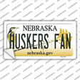 Huskers Fan NE Novelty Sticker Decal Small