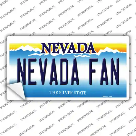 Nevada Fan NV Novelty Sticker Decal Small