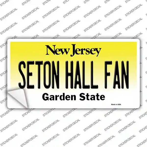 Seton Hall Fan NJ Novelty Sticker Decal | Smart Blonde