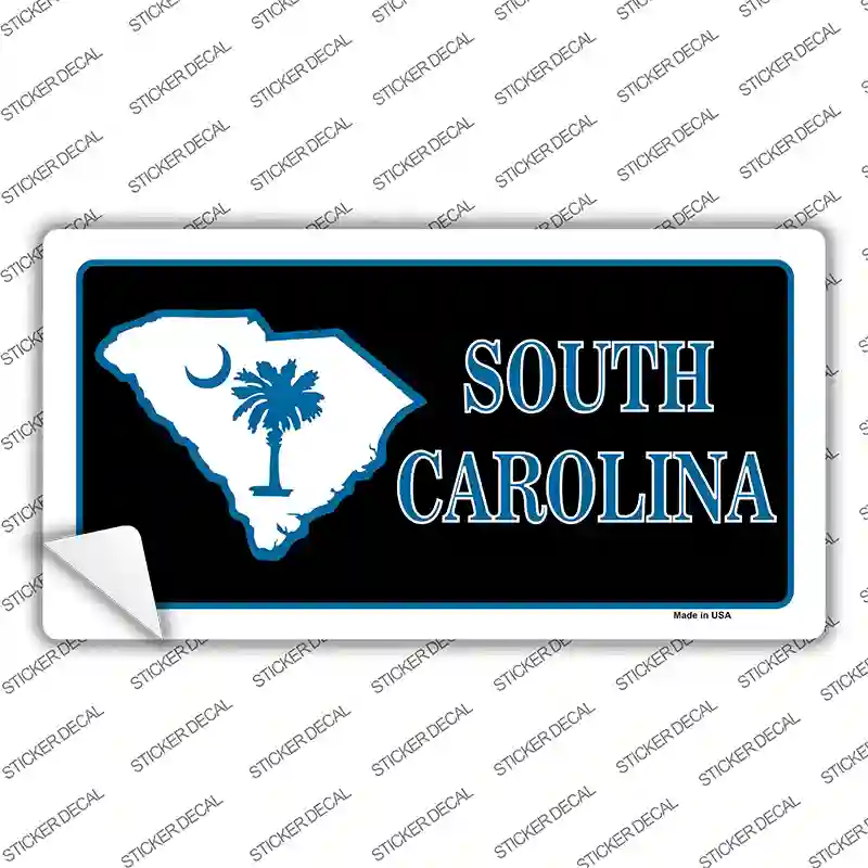 South Carolina Flag Novelty Sticker Decal Small