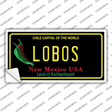 Lobos NM Novelty Sticker Decal Small