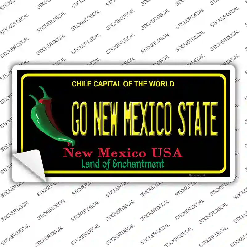 Go New Mexico State NM Novelty Sticker Decal