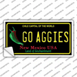 Go Aggies NM Novelty Sticker Decal Small