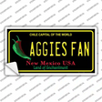 Aggies Fan NM Novelty Sticker Decal Small