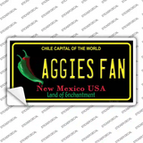 Aggies Fan NM Novelty Sticker Decal Small