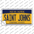 Saint Johns NY Novelty Sticker Decal Small