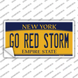 Go Red Storm NY Novelty Sticker Decal Small