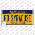 Go Syracuse NY Novelty Sticker Decal Small