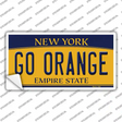 Go Orange NY Novelty Sticker Decal Small