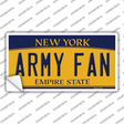 Army Fan NY Novelty Sticker Decal Small