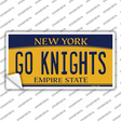 Go Black Knights NY Novelty Sticker Decal Small