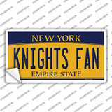 Black Knights Fan NY Novelty Sticker Decal Small