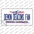 Demon Deacons Fan NC Novelty Sticker Decal