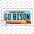 Go Bison ND Novelty Sticker Decal Small