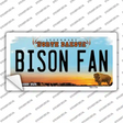 Bison Fan ND Novelty Sticker Decal Small