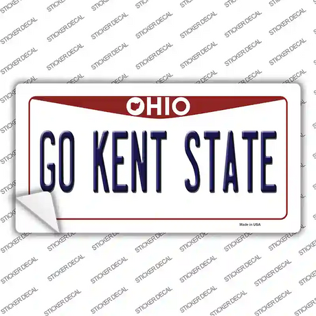 Go Kent State OH Novelty Sticker Decal Small