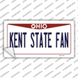 Kent State Fan OH Novelty Sticker Decal Small