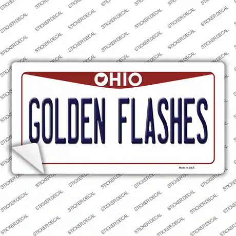 Golden Flashes OH Novelty Sticker Decal Small