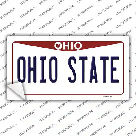 Ohio State OH Novelty Sticker Decal Small