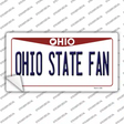 Ohio State Fan OH Novelty Sticker Decal Small