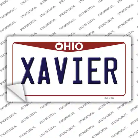 Xavier OH Novelty Sticker Decal Small