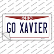 Go Xavier OH Novelty Sticker Decal Small