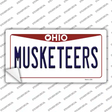 Musketeers OH Novelty Sticker Decal Small