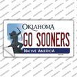 Go Sooners OK Novelty Sticker Decal Small