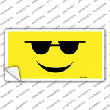 Sunglasses Cool Smiley Novelty Sticker Decal