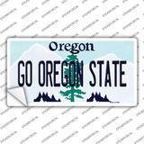 Go Oregon State OR Novelty Sticker Decal Small